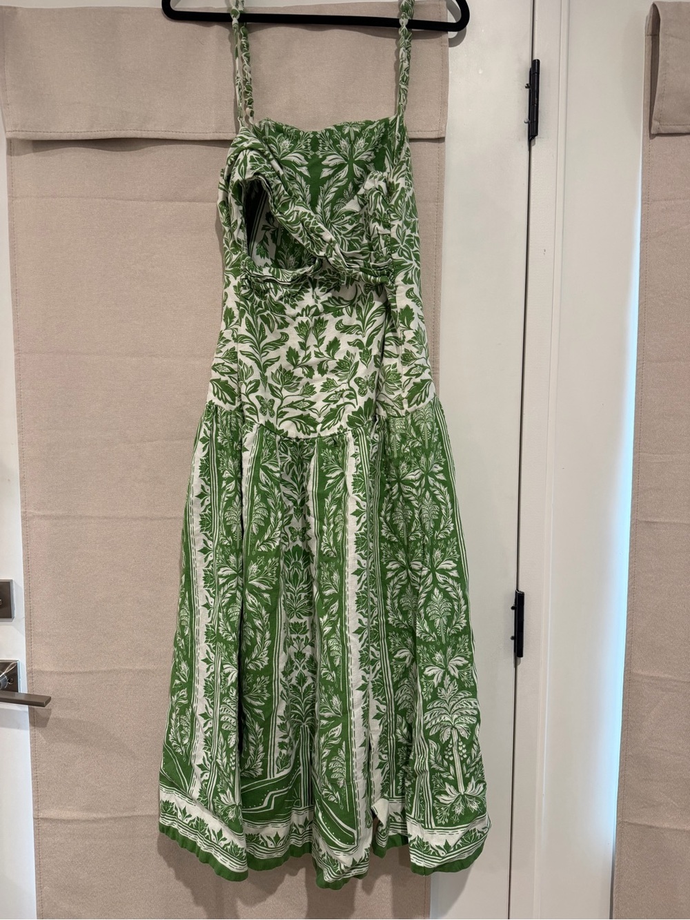 FARM Rio Green Botanical-Print Midi Dress - Picture 4 of 4